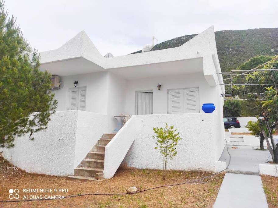White Villa In Olive Trees And Seaview To Panagia Almiropótamos المظهر الخارجي الصورة