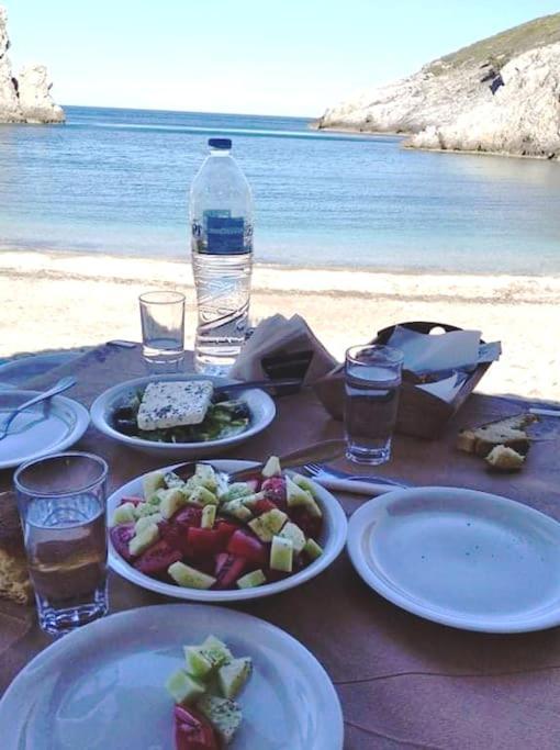 White Villa In Olive Trees And Seaview To Panagia Almiropótamos المظهر الخارجي الصورة