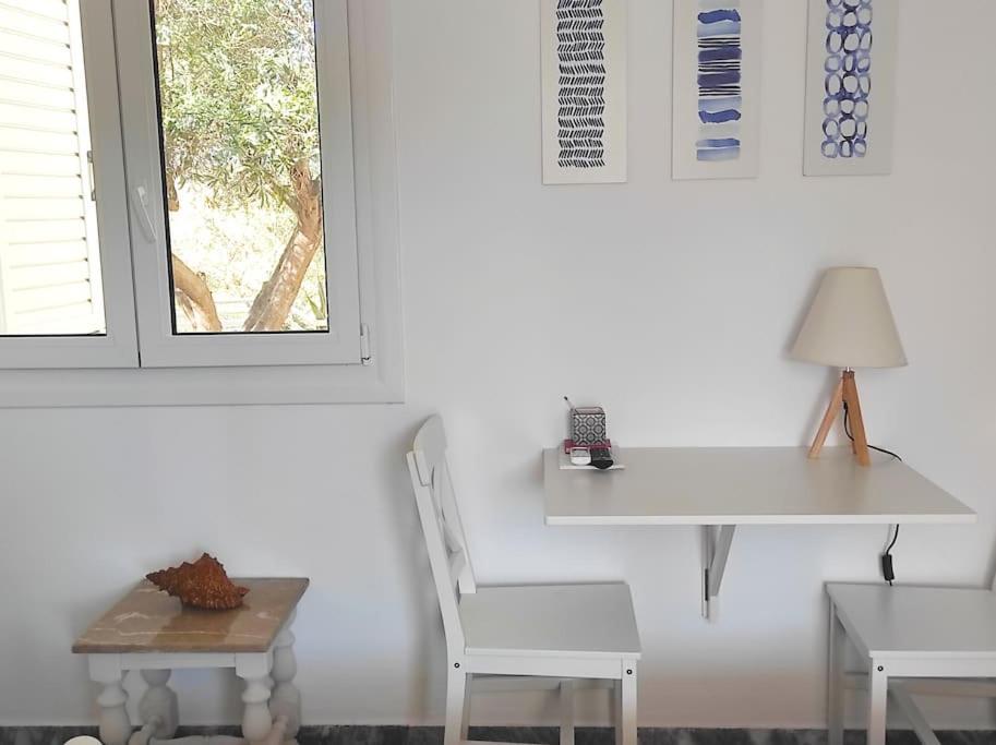 White Villa In Olive Trees And Seaview To Panagia Almiropótamos المظهر الخارجي الصورة