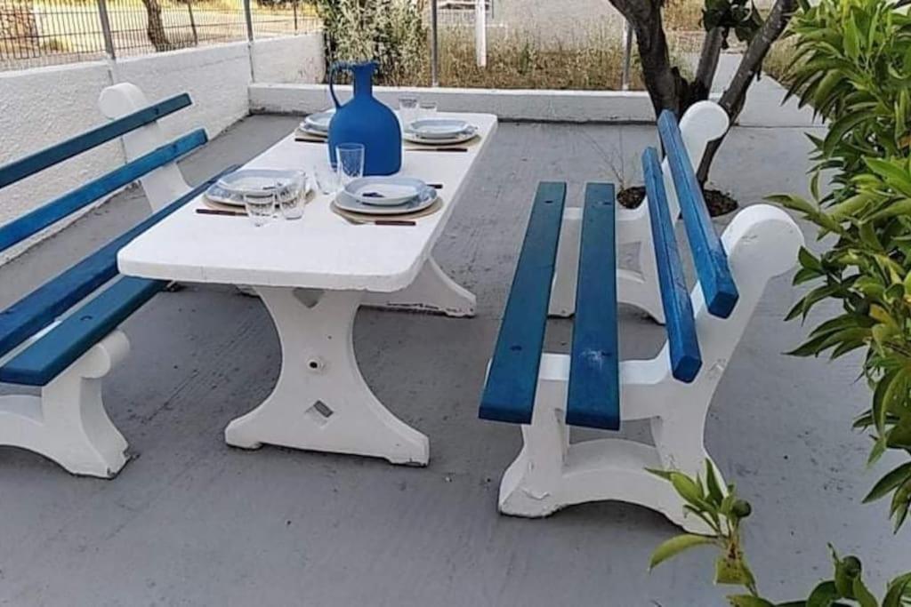 White Villa In Olive Trees And Seaview To Panagia Almiropótamos المظهر الخارجي الصورة