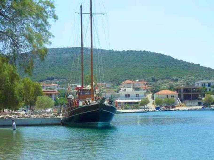 White Villa In Olive Trees And Seaview To Panagia Almiropótamos المظهر الخارجي الصورة