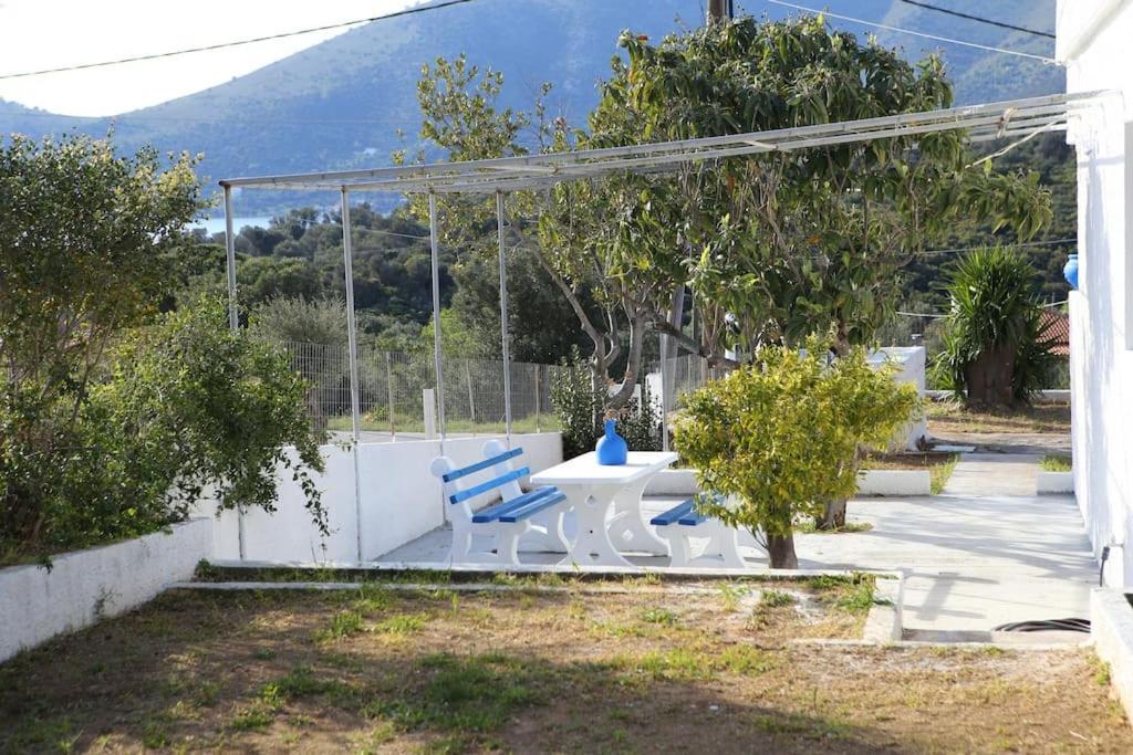 White Villa In Olive Trees And Seaview To Panagia Almiropótamos المظهر الخارجي الصورة