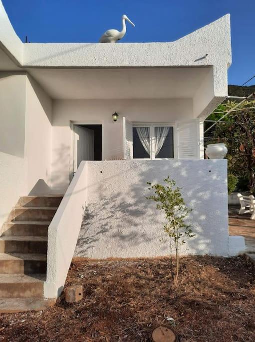 White Villa In Olive Trees And Seaview To Panagia Almiropótamos المظهر الخارجي الصورة